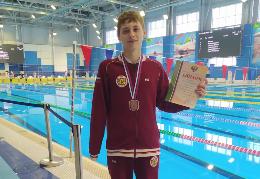 Рязанец завоевал бронзовую медаль на чемпионате России по плаванию среди лиц с ПОДА