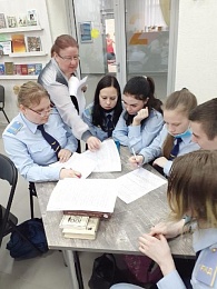 Студенты побывали «В гостях у героев русской классики»