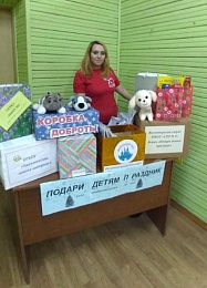 200 касимовских волонтеров подготовили новогодние подарки для детей