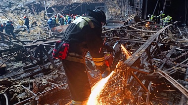 Рязанские волонтёры принимают участие в разборе завалов на месте теракта